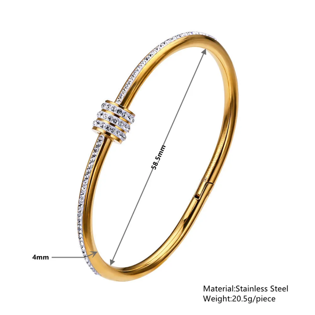 Yulia Zircon Bangle