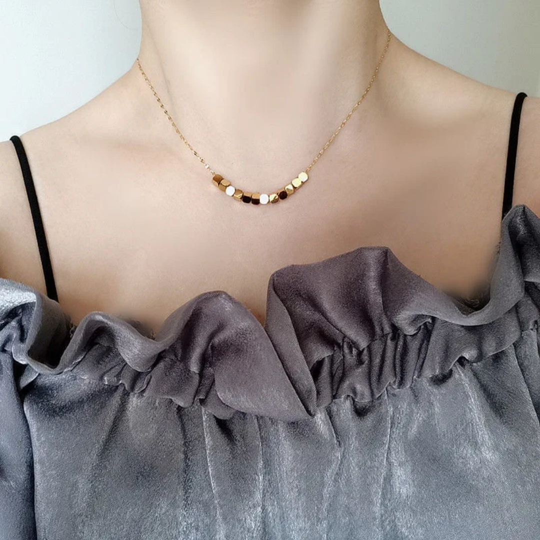 Inaya geometric necklace