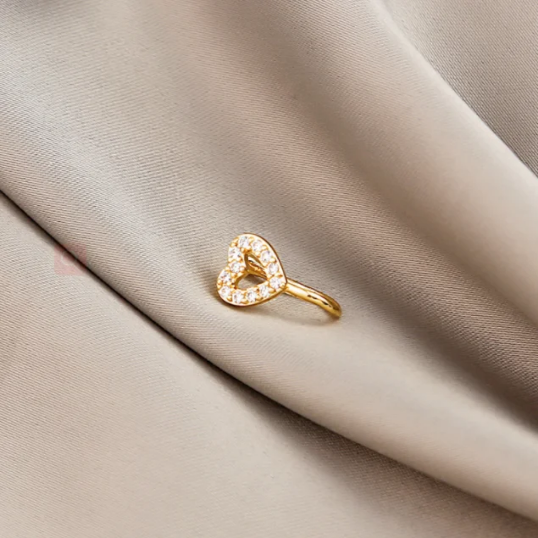 Sophie heart nose cuff