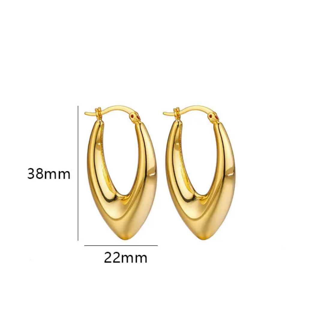 Emerry hoop earrings