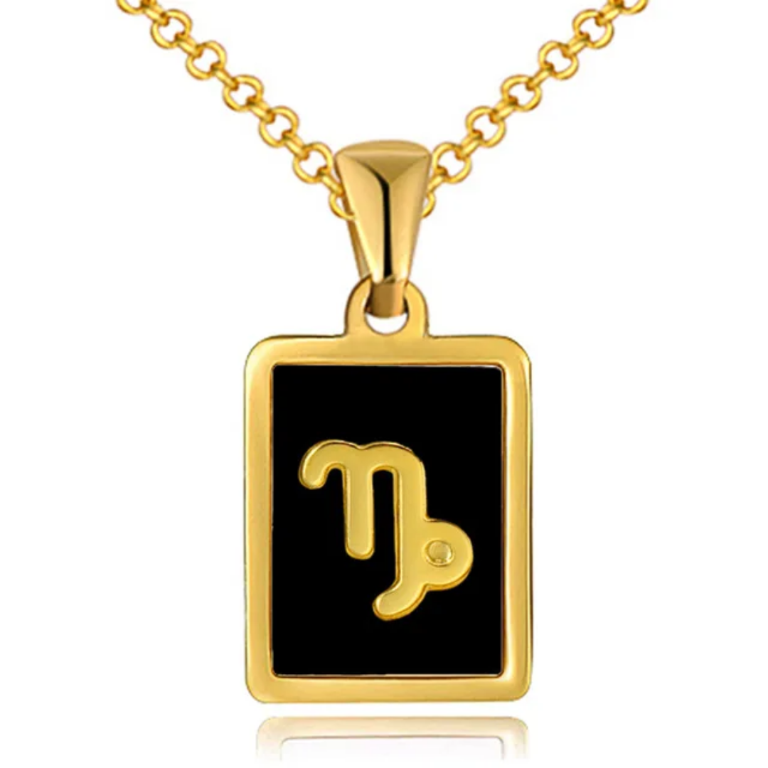 Zodiac pendant necklace