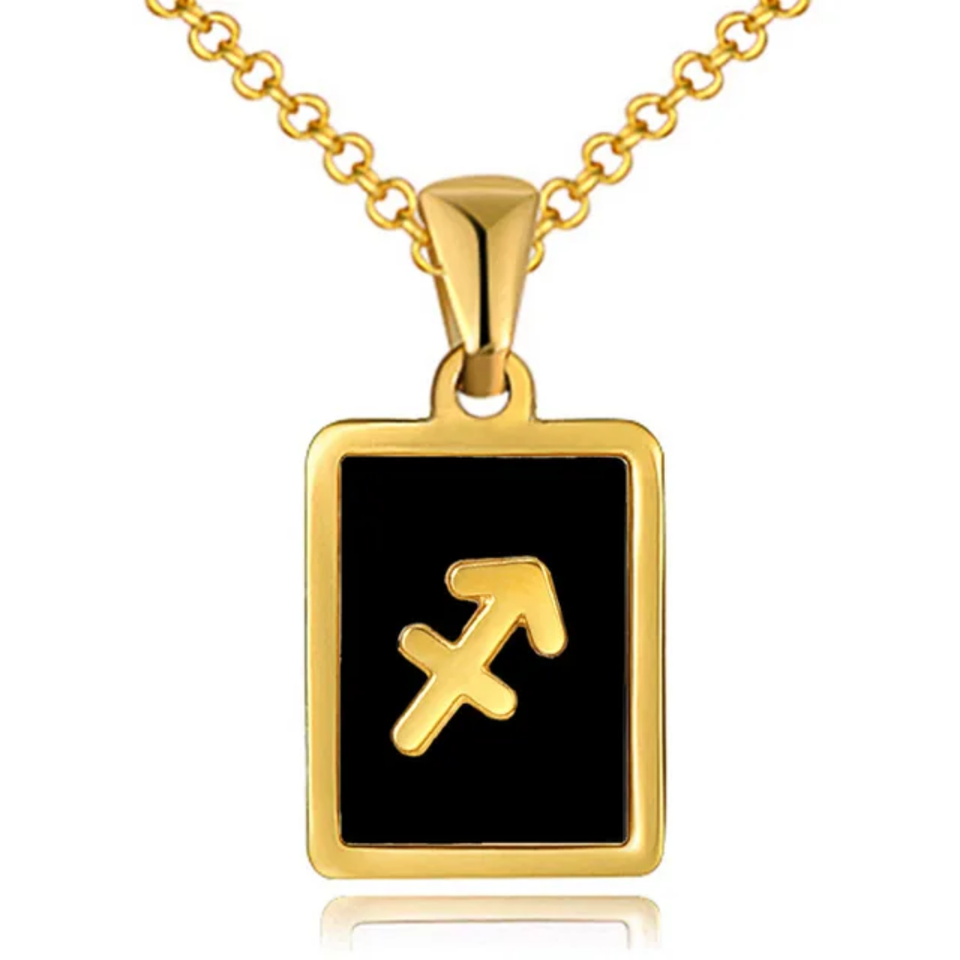 Zodiac pendant necklace