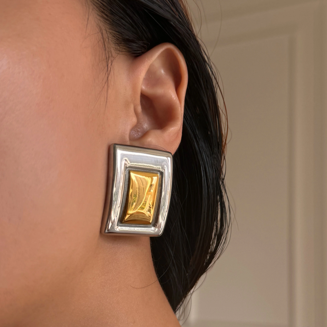 Dualis edge earrings