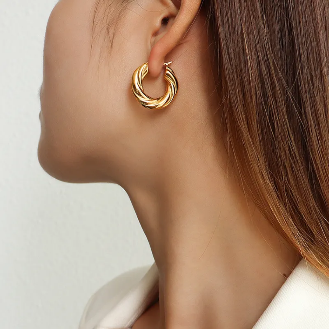 Donna hoop earrings