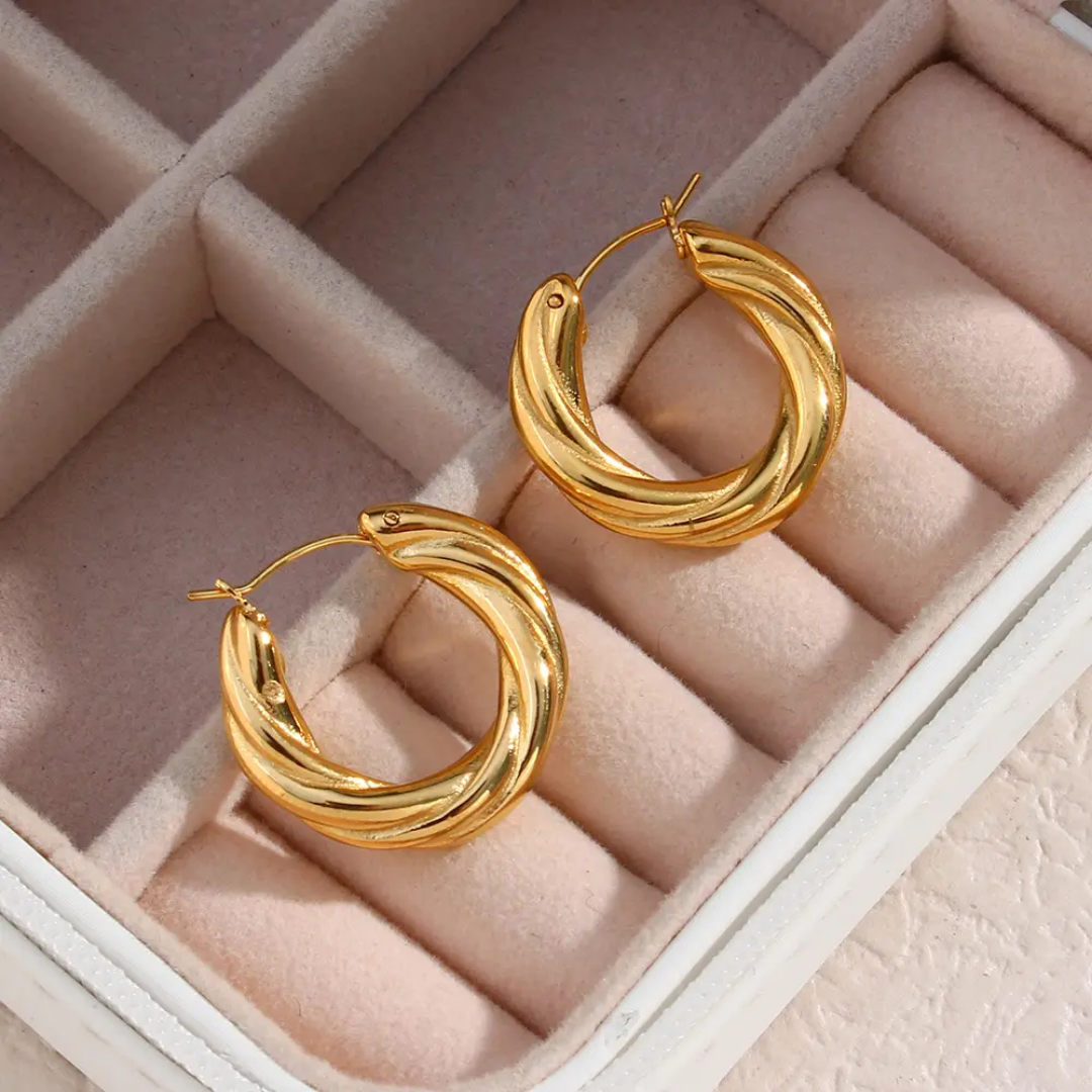 Donna hoop earrings