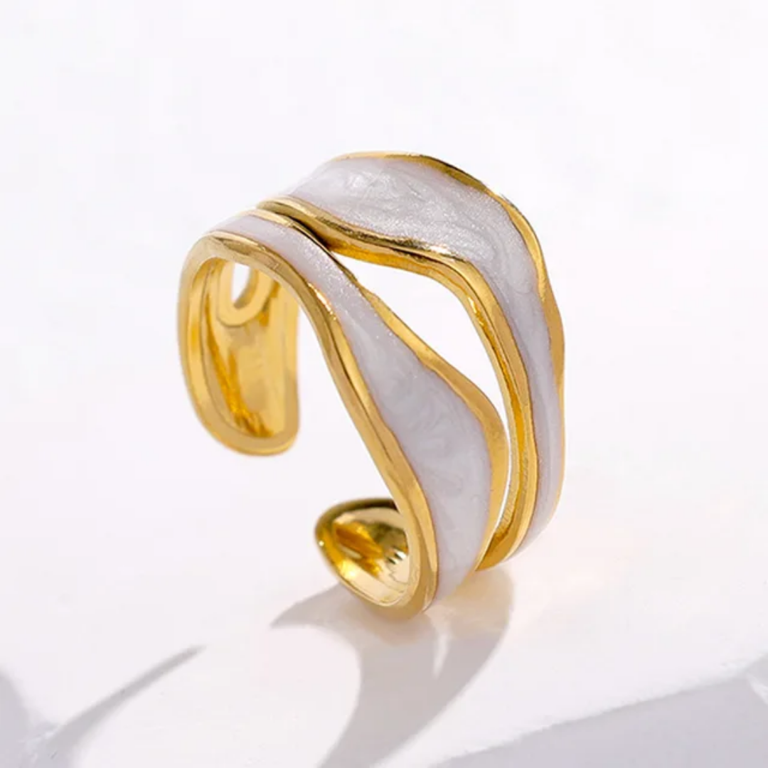 Luno enamel open ring