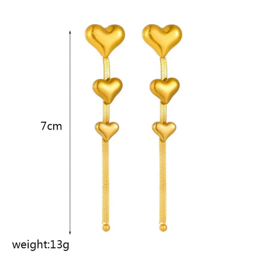 Bretty heart earrings
