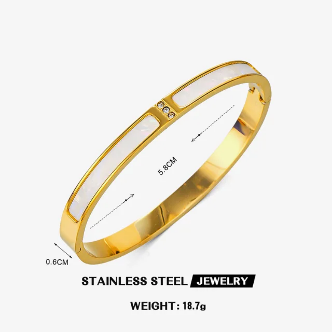 Eddison shell bangle