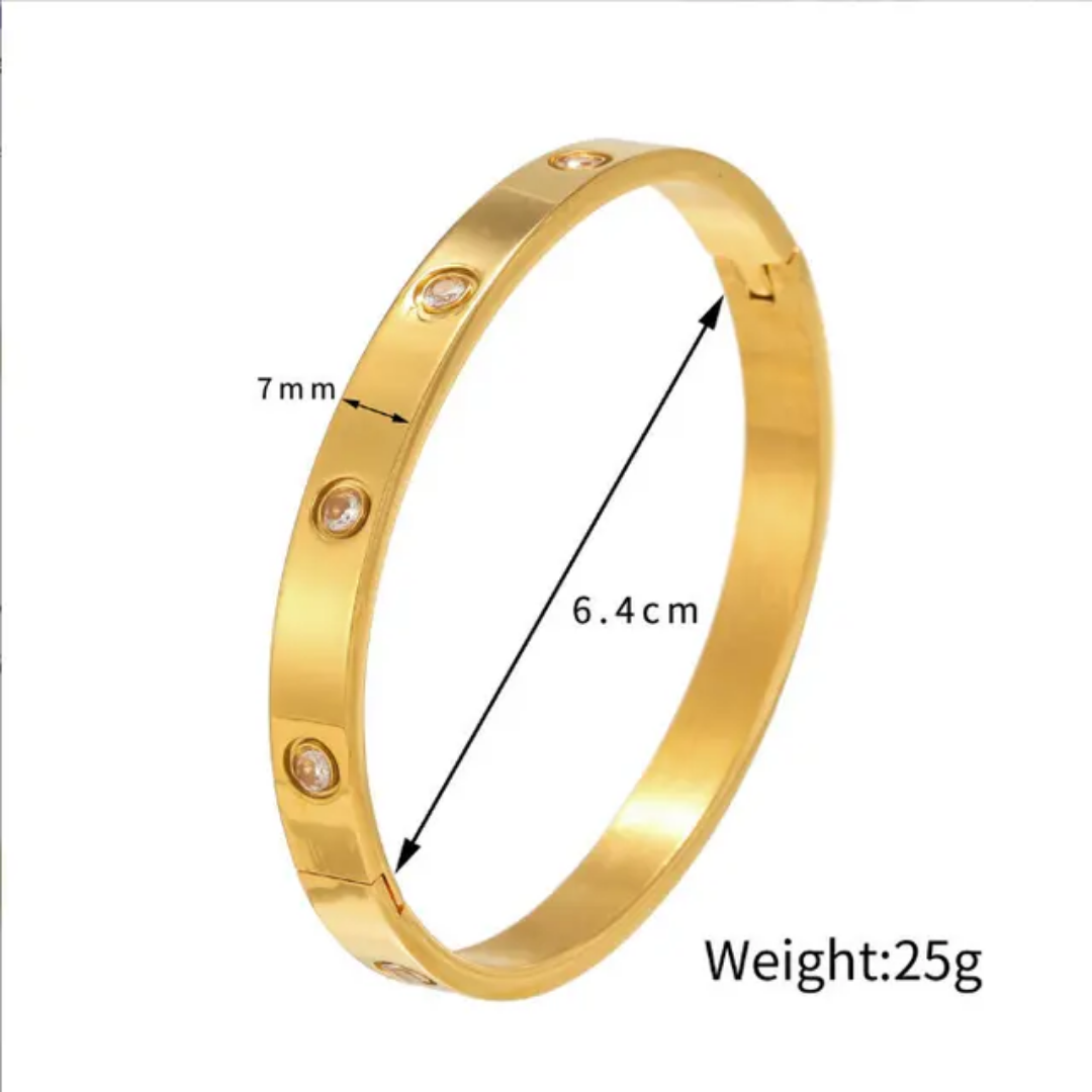 Aubrey zircon bangle