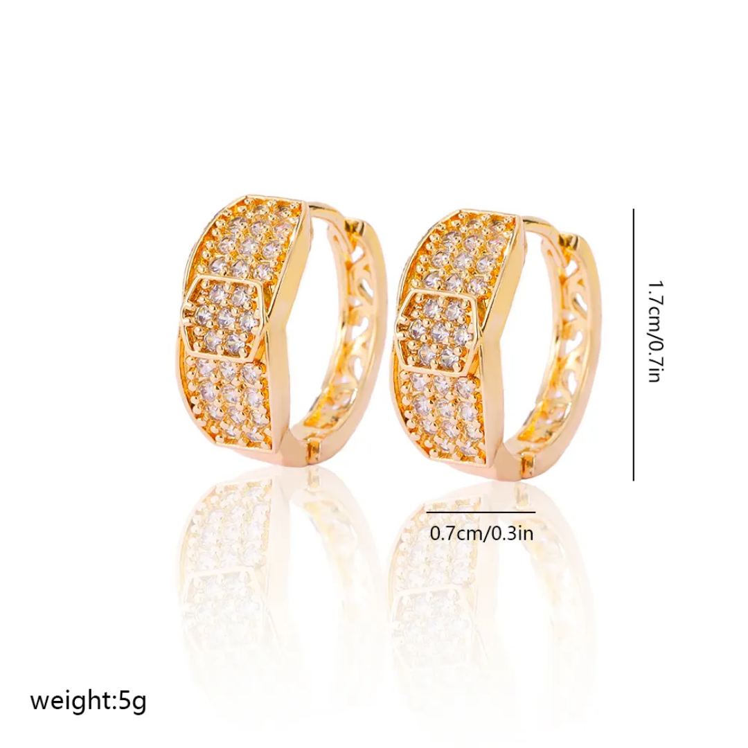 Alisa zircon earrings