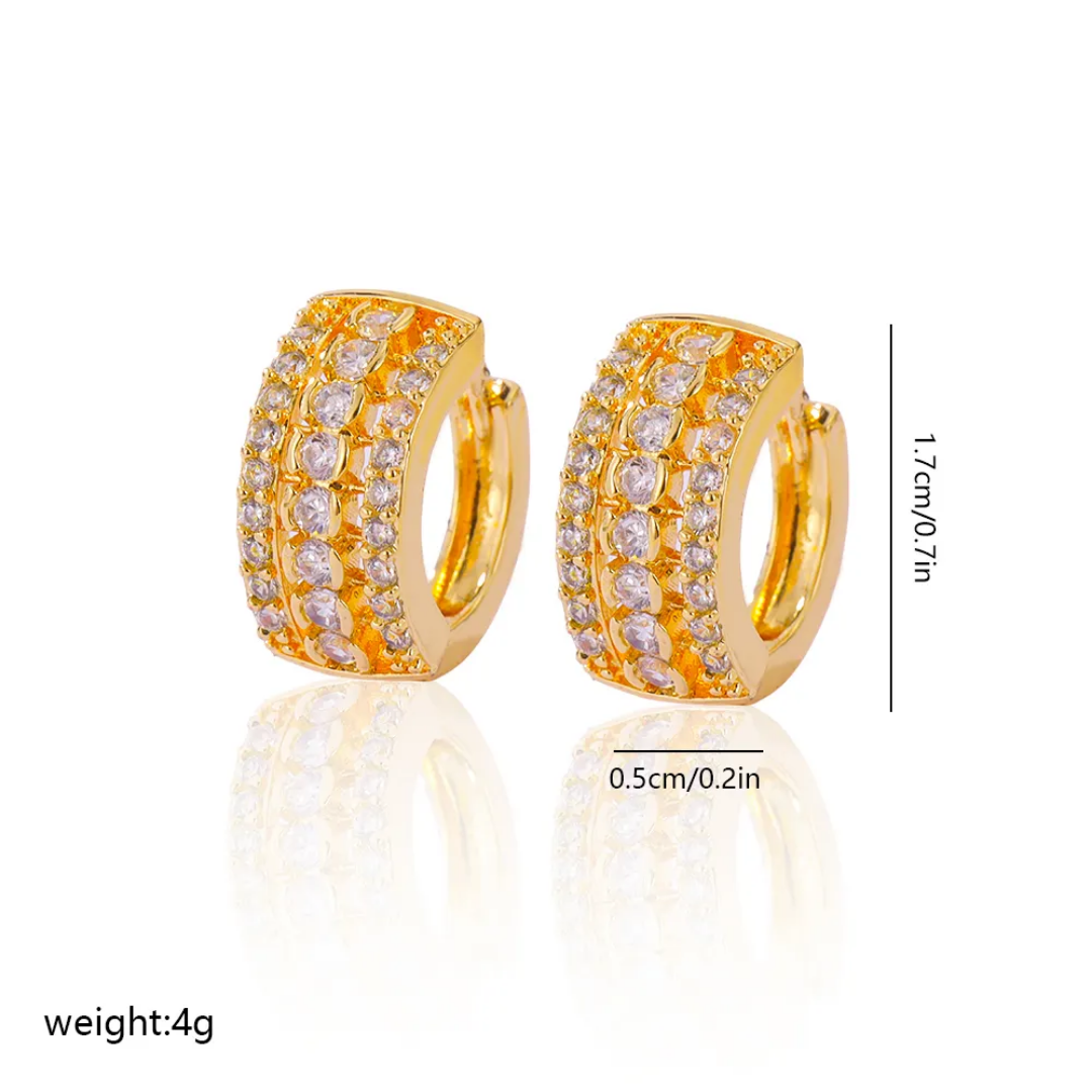 Engelina zircon earrings