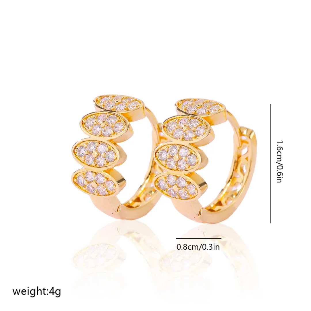 Temery zircon earrings