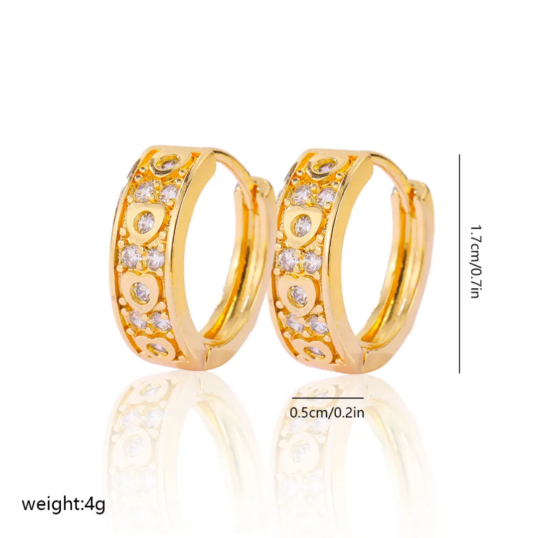 Synthia zircon earrings
