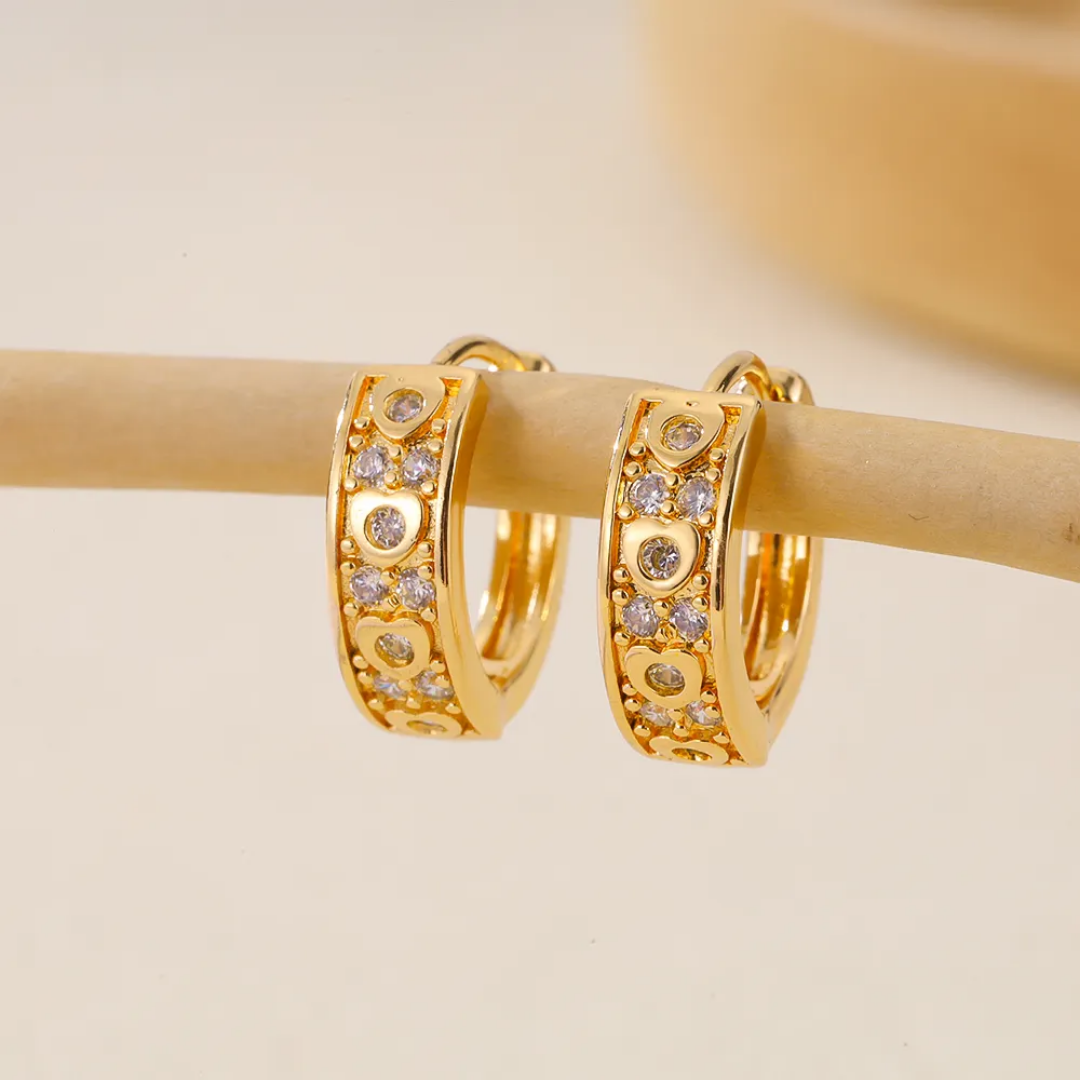 Synthia zircon earrings