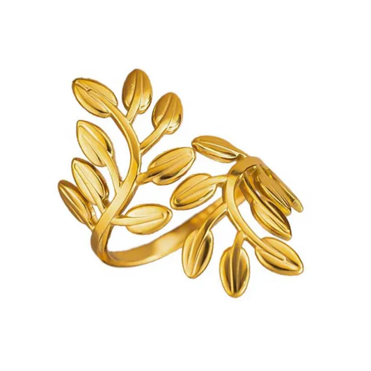 Zuri leafy ring