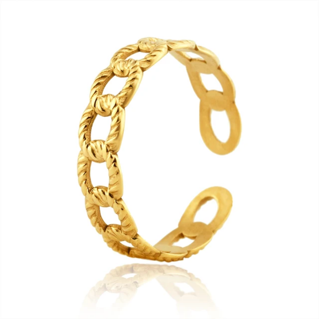 Charlett cuban open ring