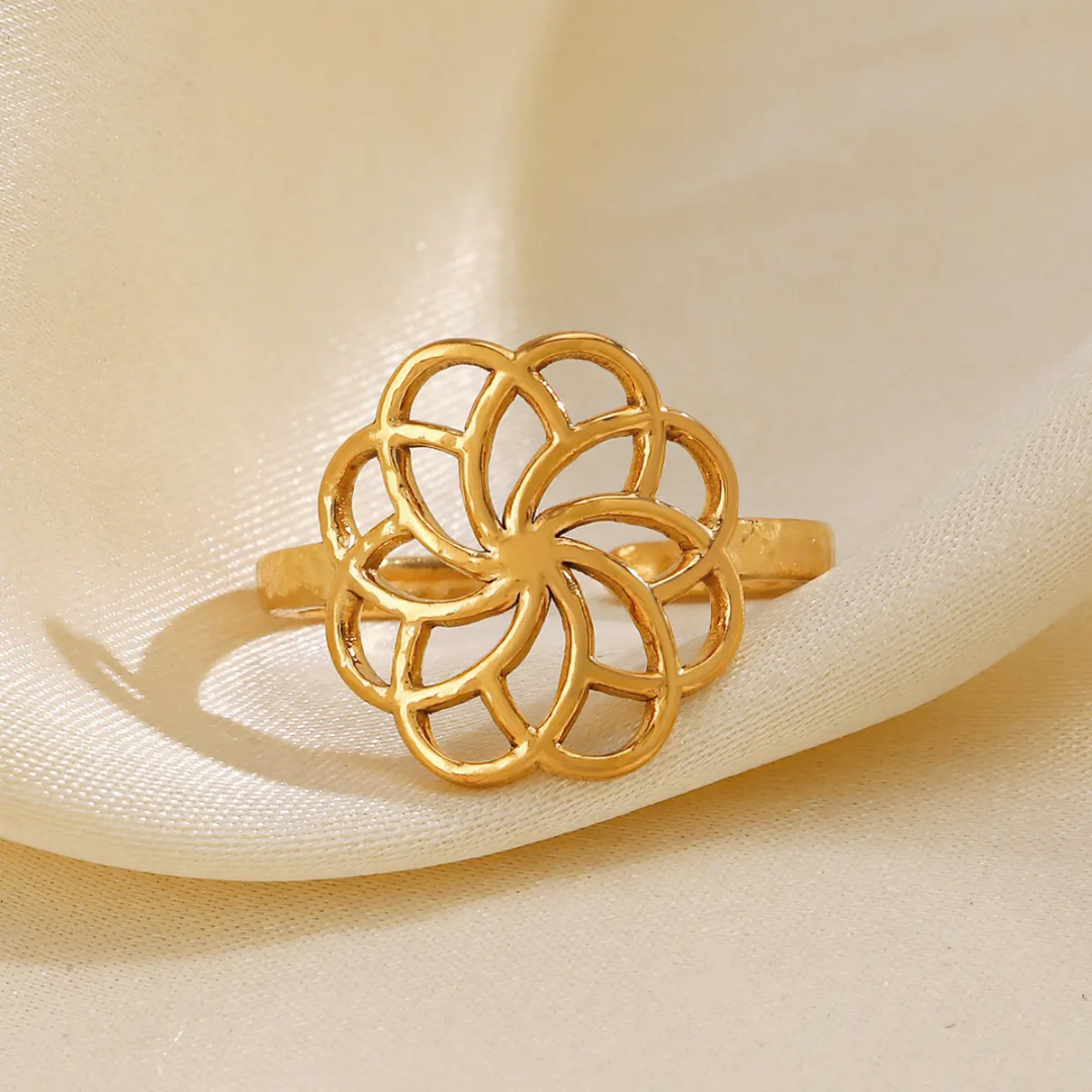 April floral ring