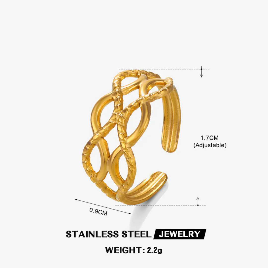 Eternity embrace ring