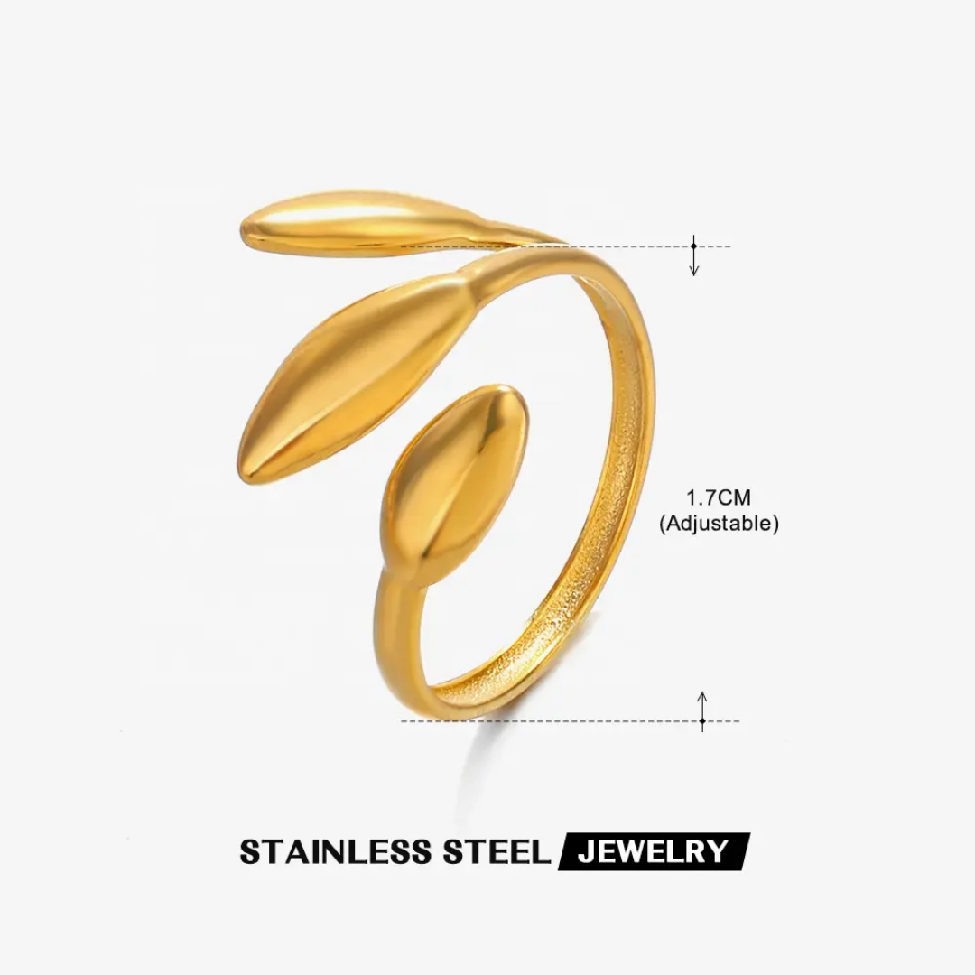 Kiera tulips adjustable ring