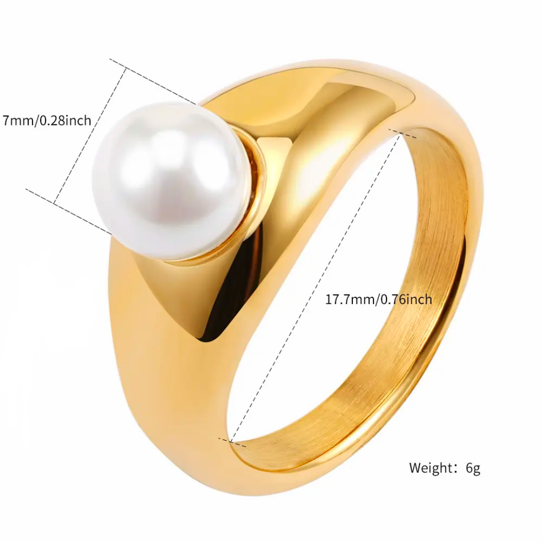 Elysian pearl ring