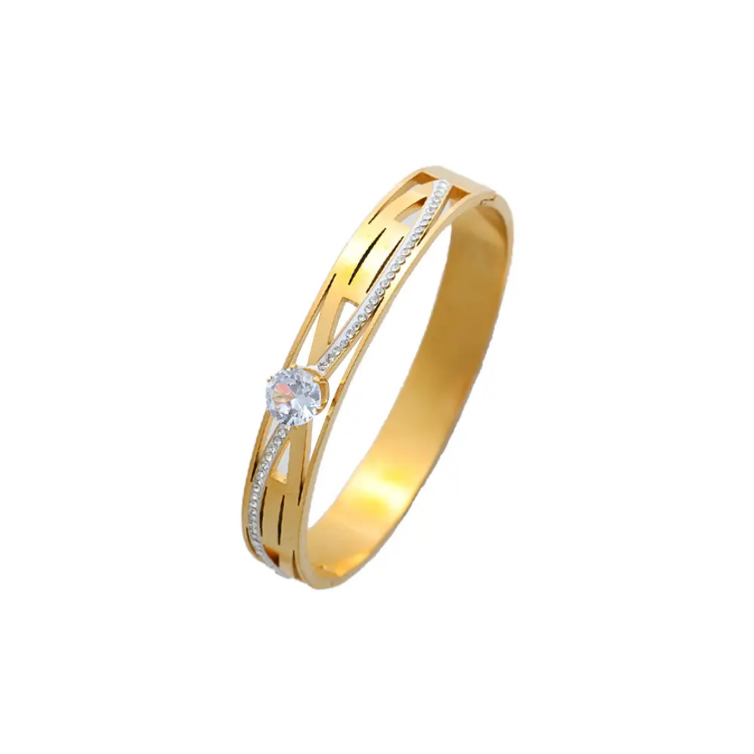 Dewdrop zircon bangle
