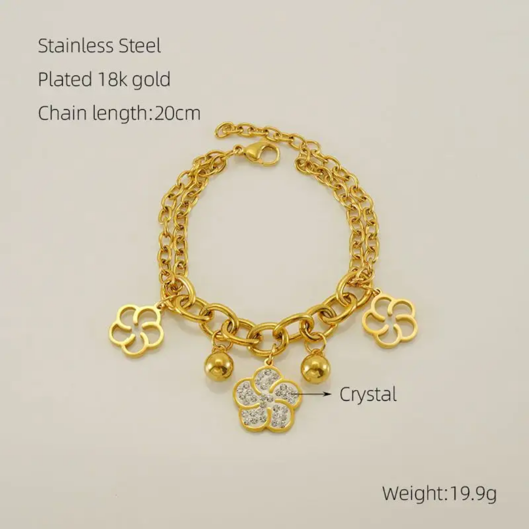 Floret charm bracelet