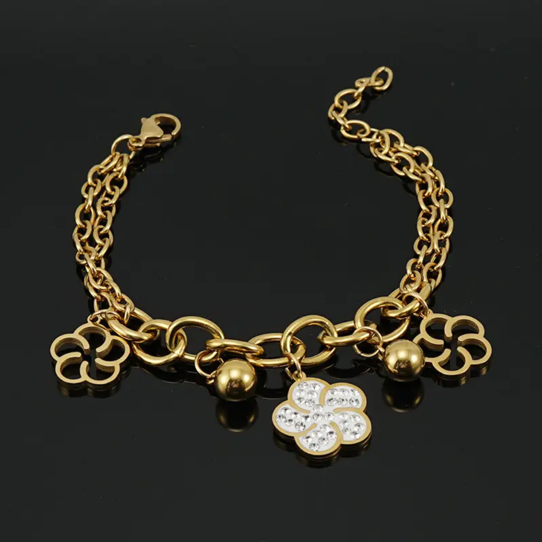 Floret charm bracelet