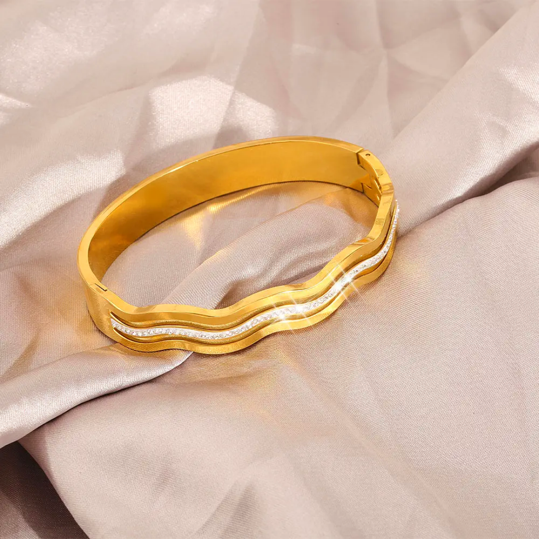 Timora zircon bangle
