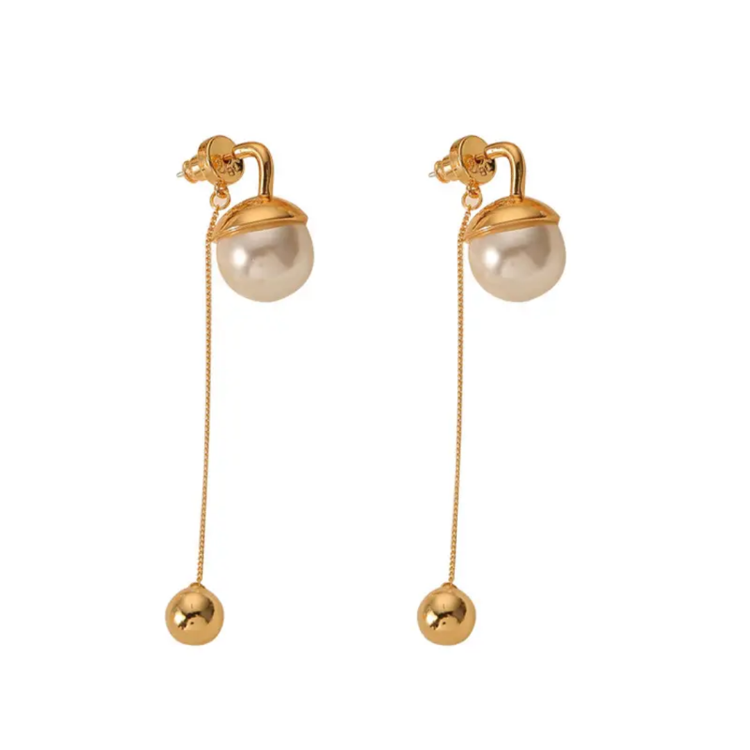 Harmonic arc earrings
