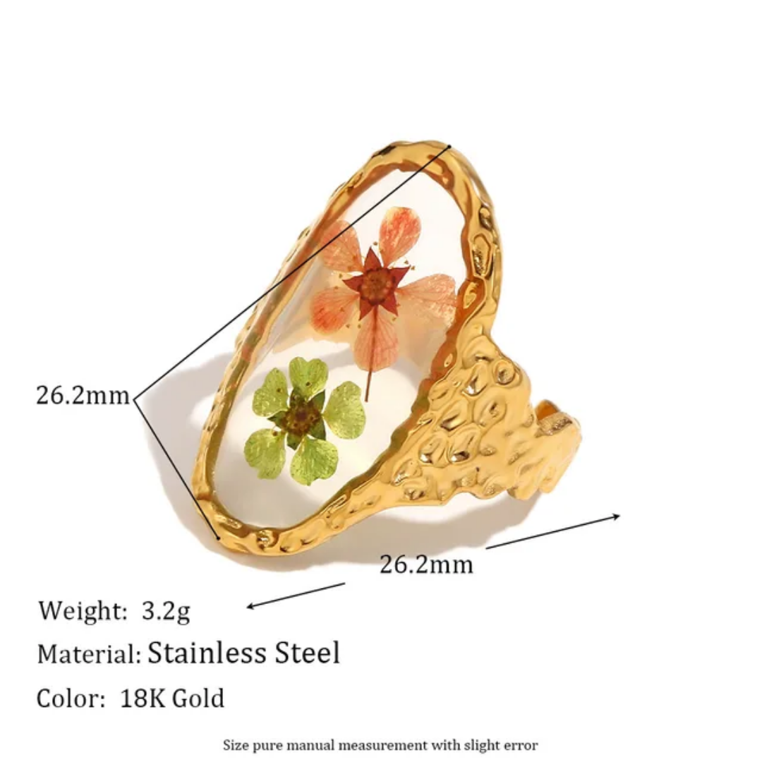 Vivid flora ring