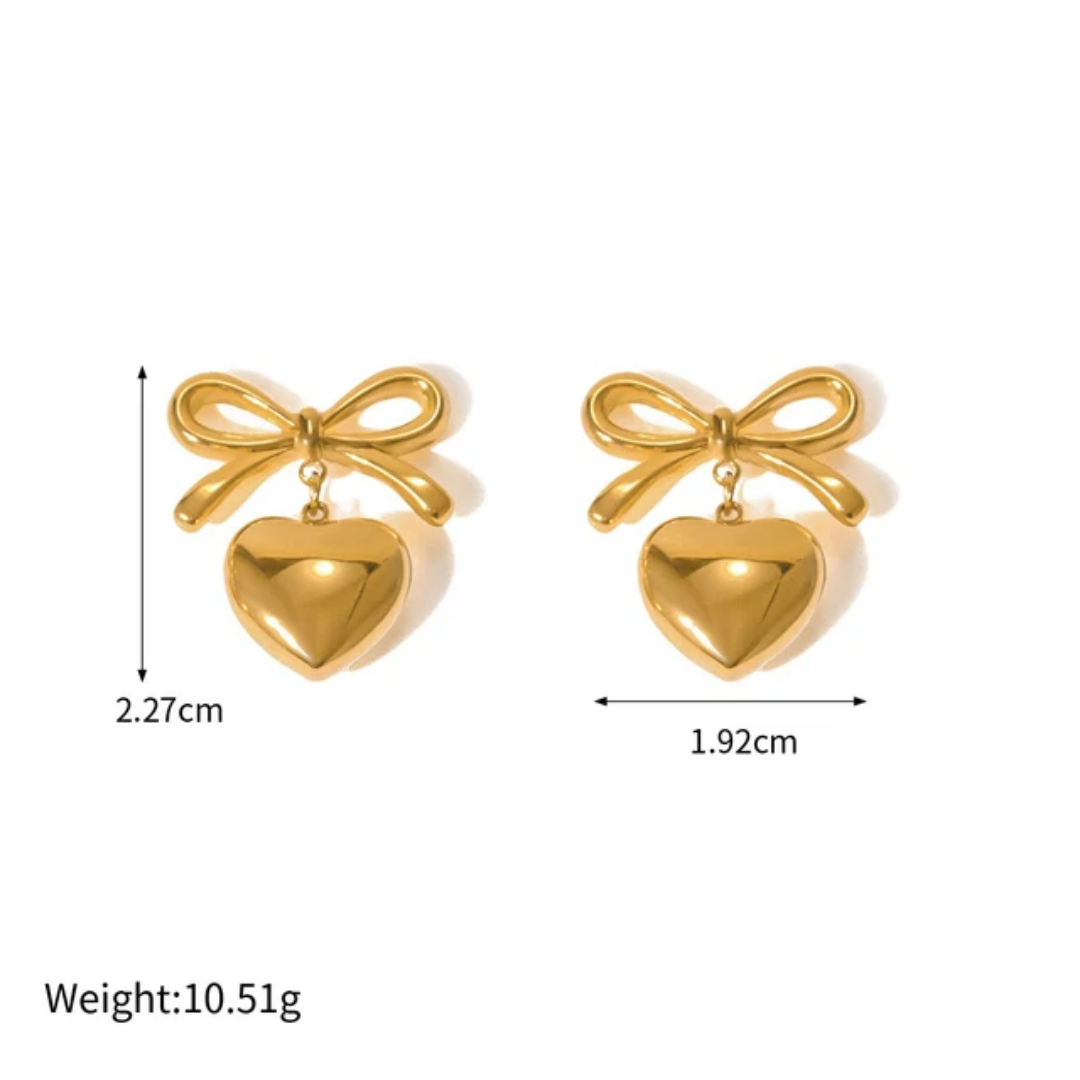 Bowknot earrings
