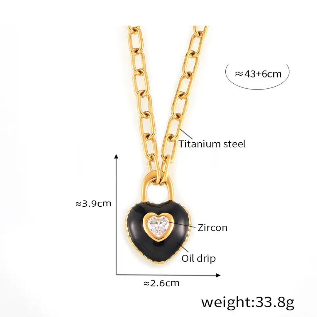 Love heart necklace
