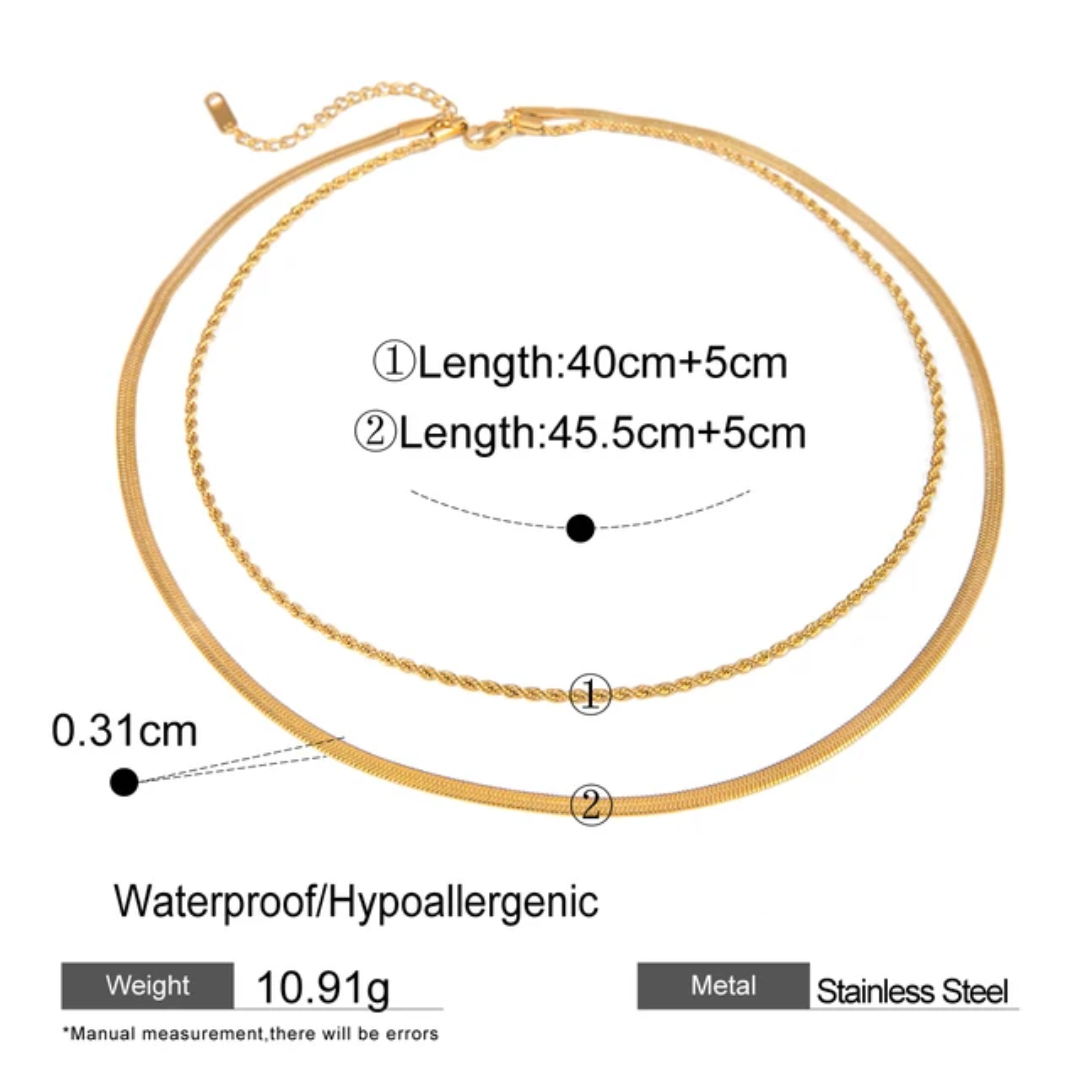 Arden Dual Chain Necklace