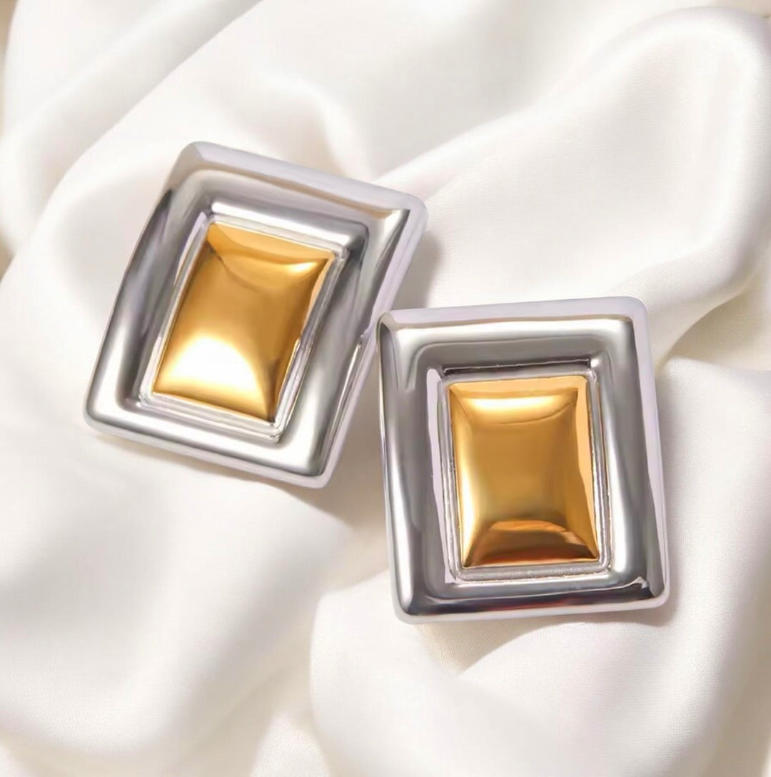 Dualis edge earrings