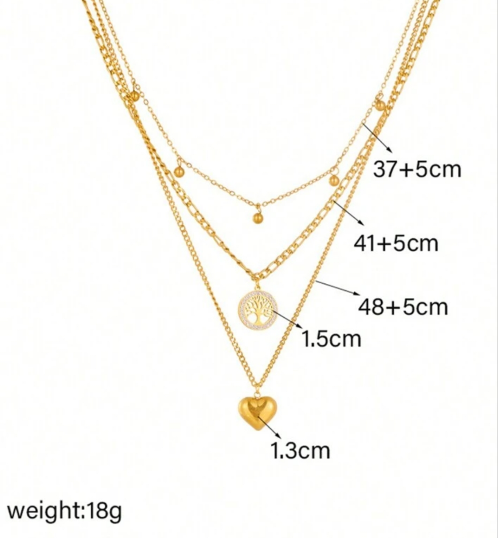 Tree of life love Necklace