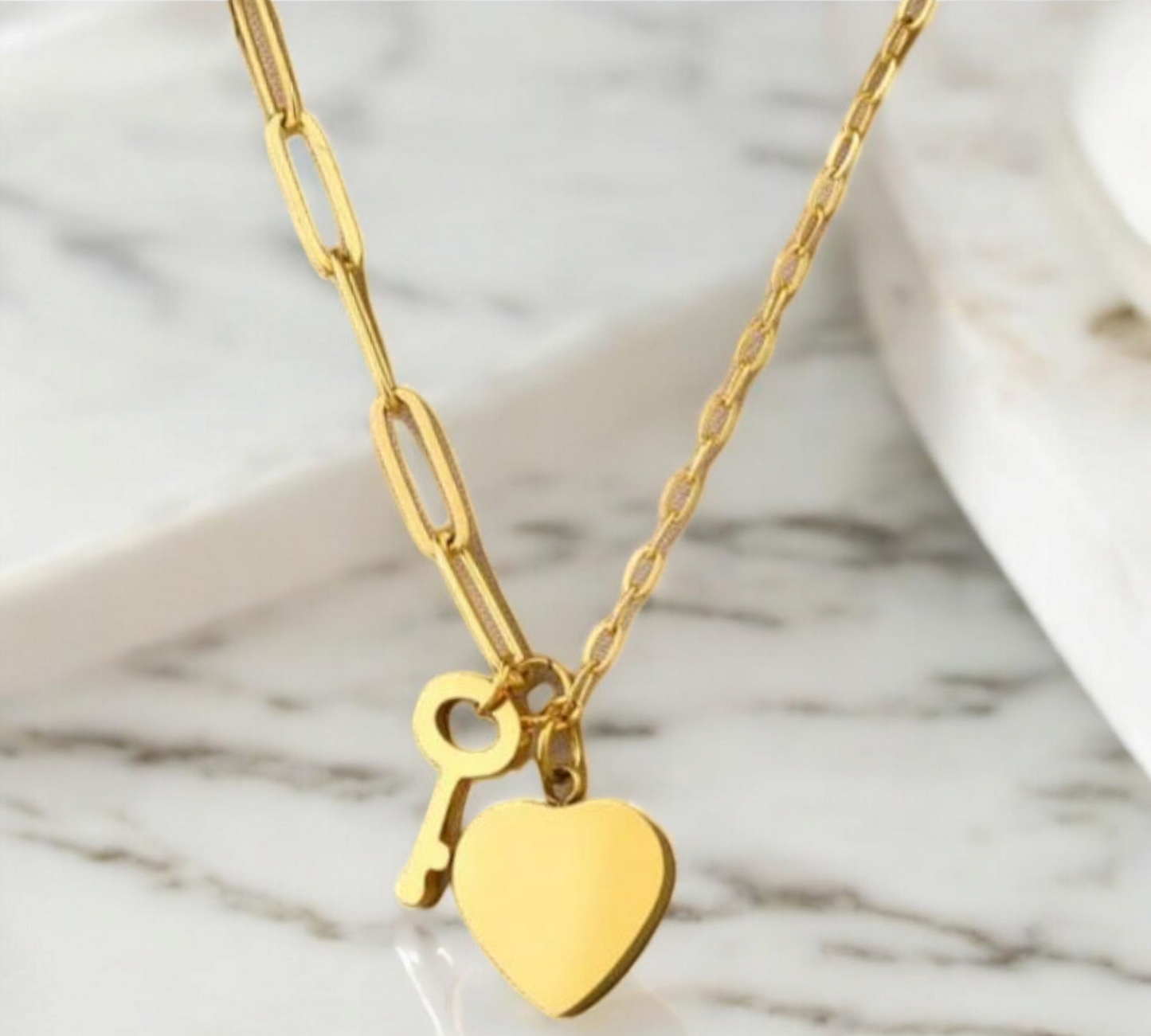 Melissa love key necklace
