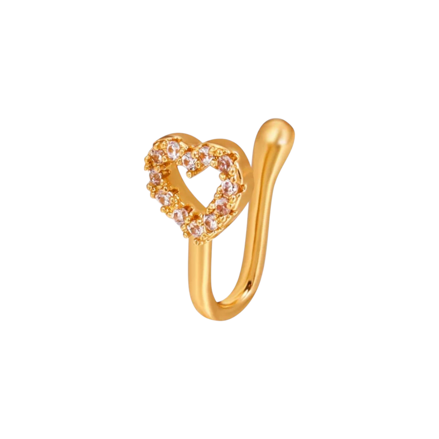 Sophie heart nose cuff