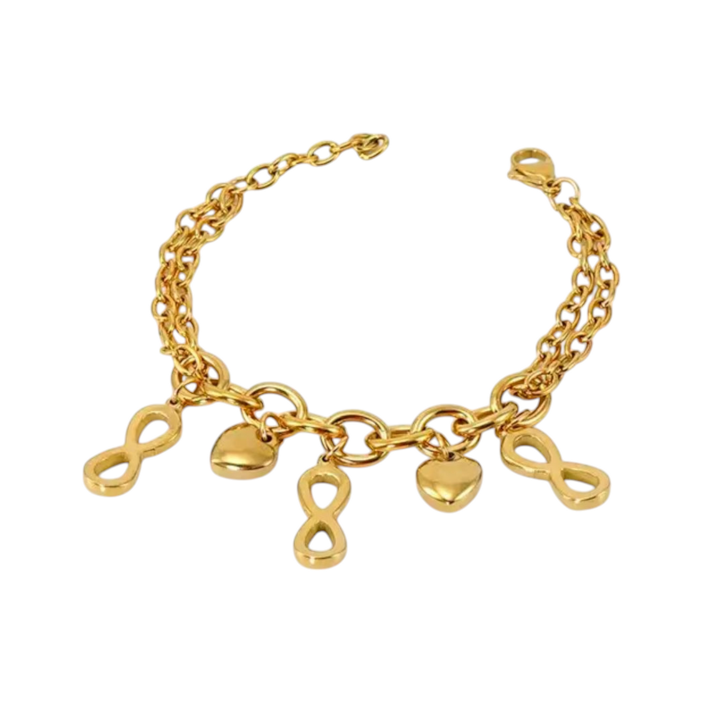 Eternity charm bracelet