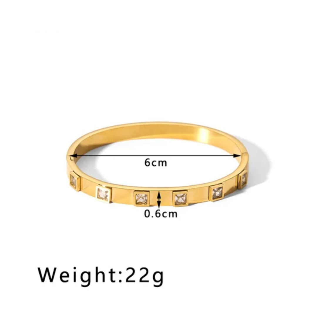 Grace zircon bangle