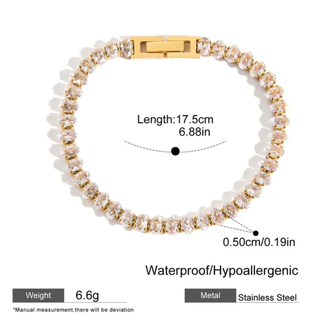 Zirconia Tennis Bracelet