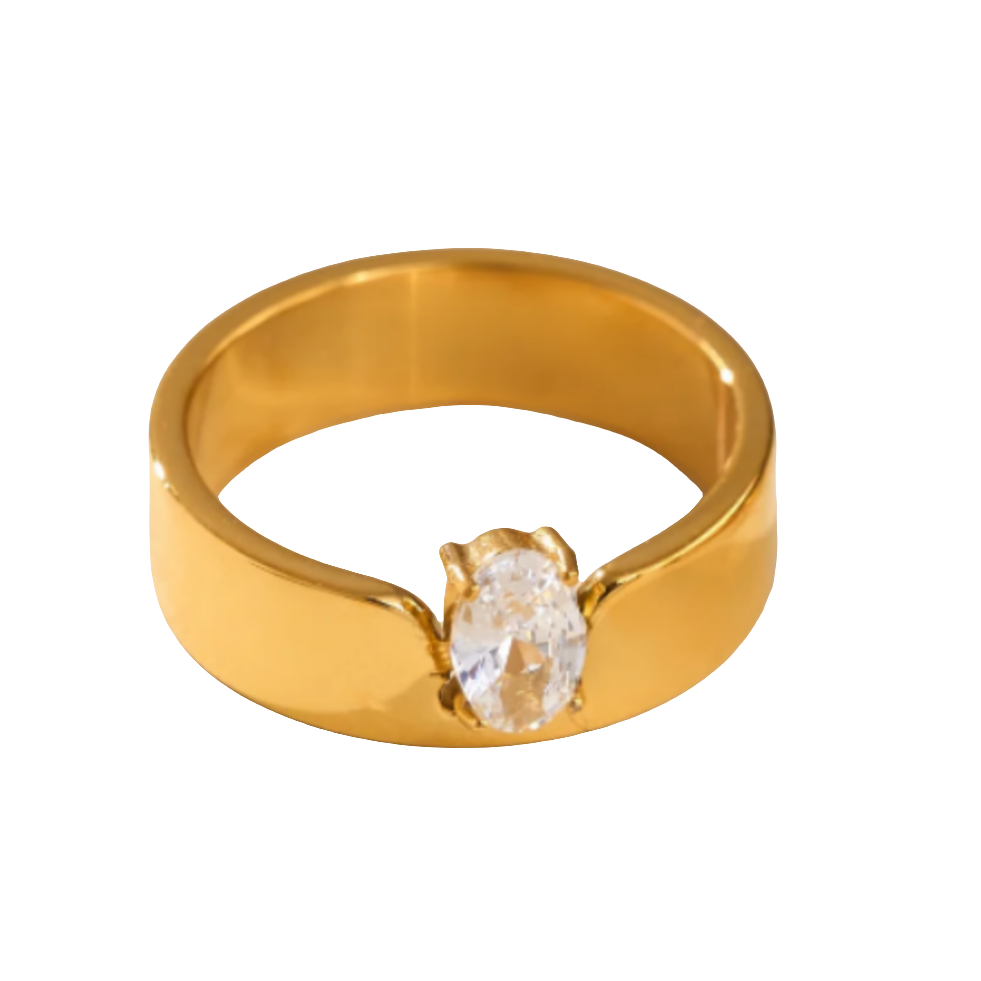 Martina solitaire ring
