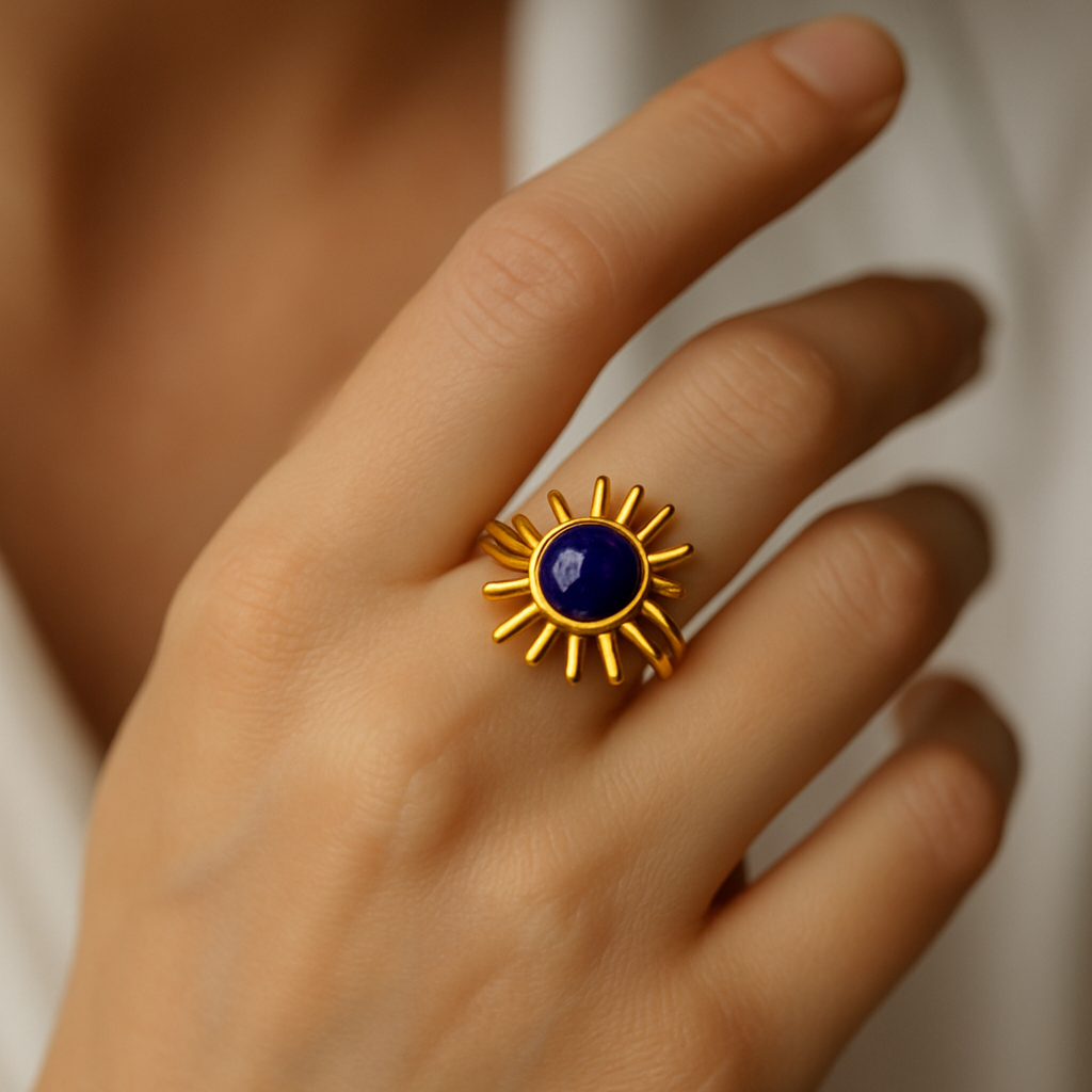 Solar Lapis Ring