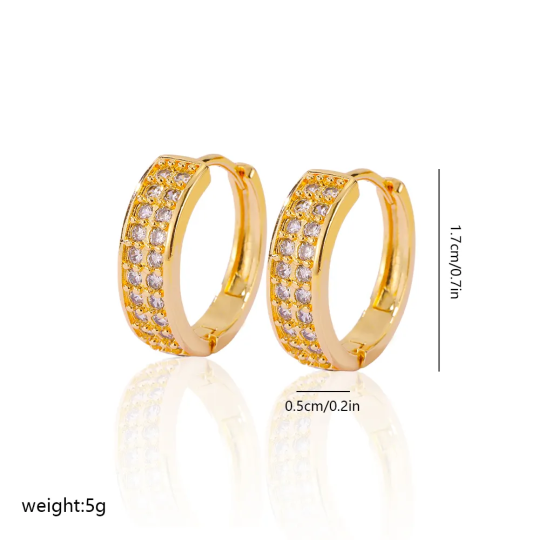 Suzen zircon earrings