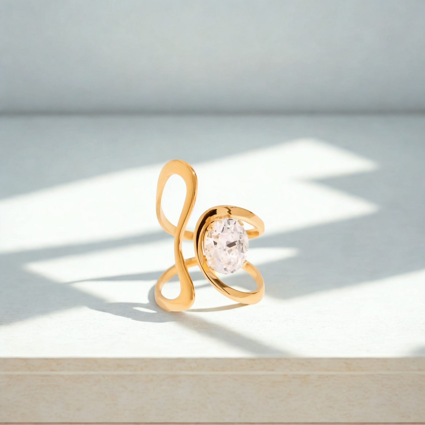 The Spotlight Solitaire Ring