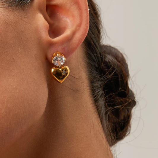 Quintia zircon earrings