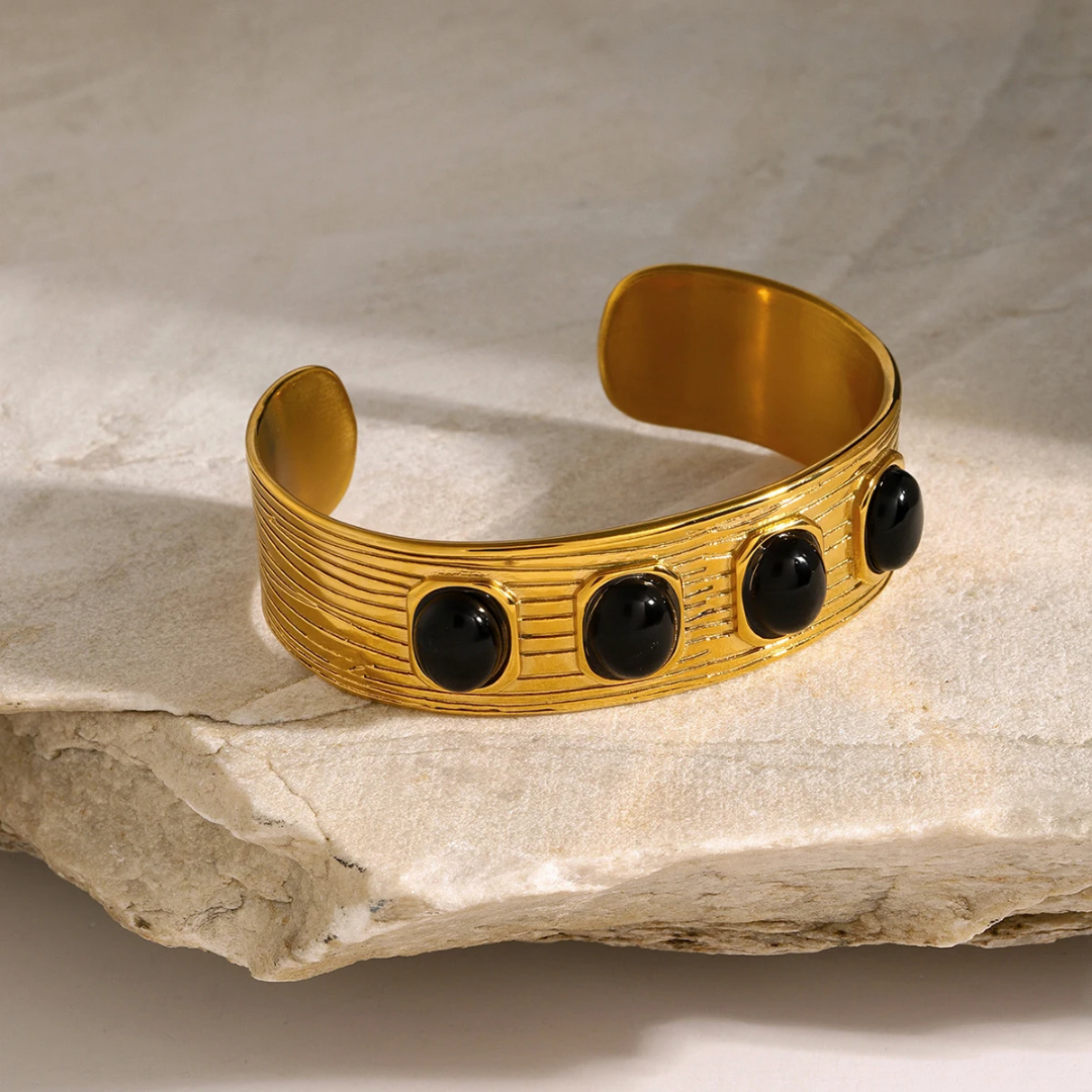 Black onyx jewelry set