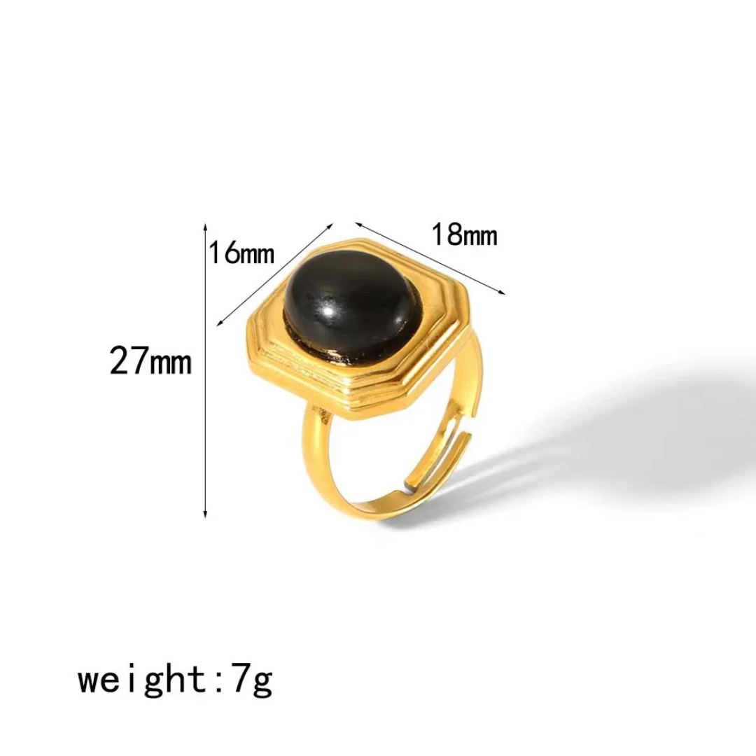 Black onyx jewelry set