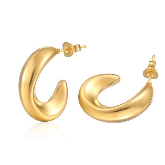 Ivy hoop earrings
