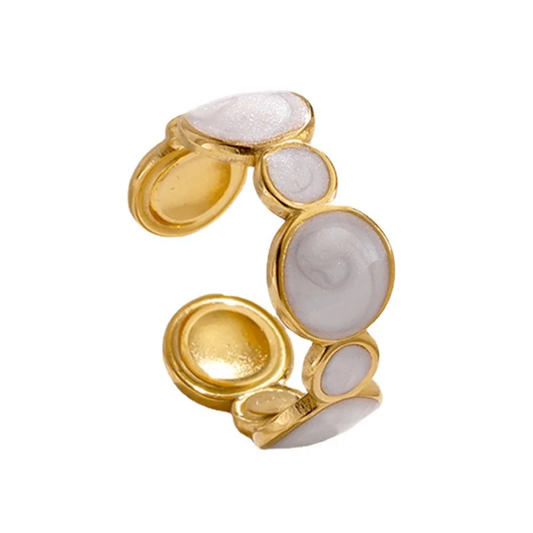 Disc enamel open ring