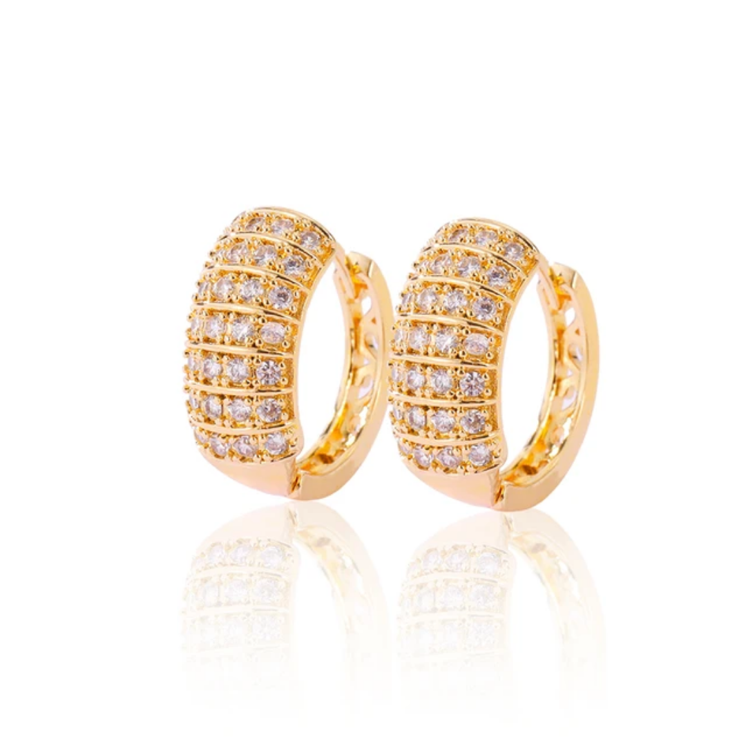 Ruth zircon earrings
